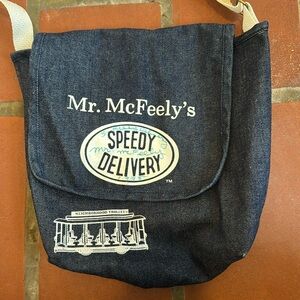 Vintage Mr. McFeeley autographed mailbag